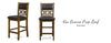 Pub Drop Leaf Table With  2 Chairs Gia Brown
