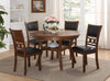 Dining Table & 4 Chairs Gia Brown