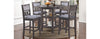 Pub Table & 4 Chairs Gia Grey