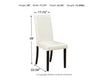 Kimonte Dining Chair - Ivory