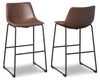 Centiar Pub Height Bar Stool - Brown