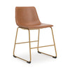 Ciabori Dining Chair - Brown/Gold