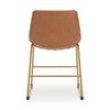 Ciabori Dining Chair - Brown/Gold