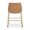 Ciabori Dining Chair - Toast/Gold