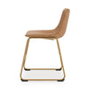 Ciabori Dining Chair - Toast/Gold