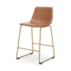 Ciabori Counter Height Barstool - Brown/Gold