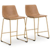 Ciabori Counter Height Barstool - Toast/Gold
