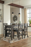 Caitbrook Counter Height Upholstered Bar Stool - Gray