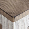 Skempton Counter Height Bar Stool - White/Light Brown