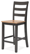 Gesthaven Counter Height Barstool - Natural/Brown