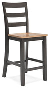 Gesthaven Counter Height Barstool - Natural/Brown