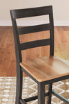 Gesthaven Counter Height Barstool - Natural/Brown