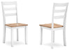 Gesthaven Dining Chair - Natural/White