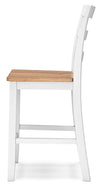 Gesthaven Counter Height Barstool - Natural/White