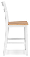 Gesthaven Counter Height Barstool - Natural/White