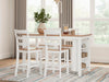Gesthaven Counter Height Dining Table - Natural/White