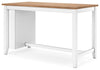 Gesthaven Counter Height Dining Table - Natural/White