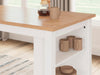 Gesthaven Counter Height Dining Table - Natural/White