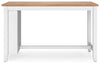 Gesthaven Counter Height Dining Table - Natural/White