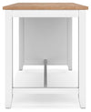 Gesthaven Counter Height Dining Table - Natural/White