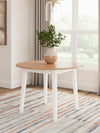 Gesthaven Dining Drop Leaf Table - Natural/White