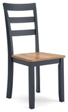 Gesthaven Dining Chair - Natural/Blue