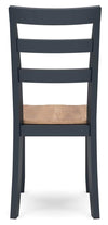Gesthaven Dining Chair - Natural/Blue