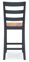 Gesthaven Counter Height Barstool - Natural/Blue