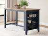 Gesthaven Counter Height Dining Table - Natural/Blue