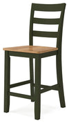 Gesthaven Counter Height Barstool - Natural/Green