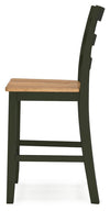 Gesthaven Counter Height Barstool - Natural/Green