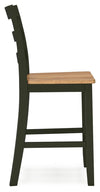 Gesthaven Counter Height Barstool - Natural/Green