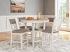 Erinberg Counter Height Dining Table and 4 Barstools (Set of 5)