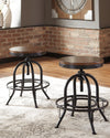 Valebeck Counter Height Bar Stool - Brown/Black