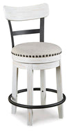 Valebeck Counter Height Bar Stool - White