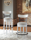 Valebeck Counter Height Bar Stool - White