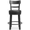 Valebeck Counter Height Bar Stool - Black