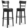 Valebeck Bar Height Bar Stool - Black
