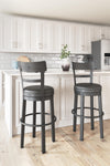 Valebeck Bar Height Bar Stool - Black