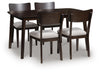 Shorbyn Dining Table and 4 Chairs (Set of 5)