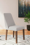 Lyncott Dining Chair - Gray/Brown
