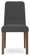 Lyncott Dining Chair - Charcoal/Brown