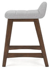 Lyncott Counter Height Bar Stool - Light Gray/Brown