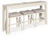Robbinsdale Counter Height Dining Table and 3 Barstools Set