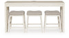 Robbinsdale Counter Height Dining Table and 3 Barstools Set