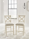 Robbinsdale Counter Height Barstool - Antique White (D642-124)