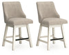 Robbinsdale Counter Height Barstool - Antique White