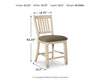 Bolanburg Counter Height Bar Stool - Two-tone (D647-124)