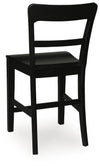 Greddinton Counter Height Barstool - Black