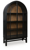 Greddinton Display Cabinet - Black/Brown